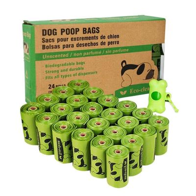 Van de het Achterschipzak van de hondkat het Huisdierenafval Gedrukte 100% Biologisch afbreekbare Poo Zakken met Automaat